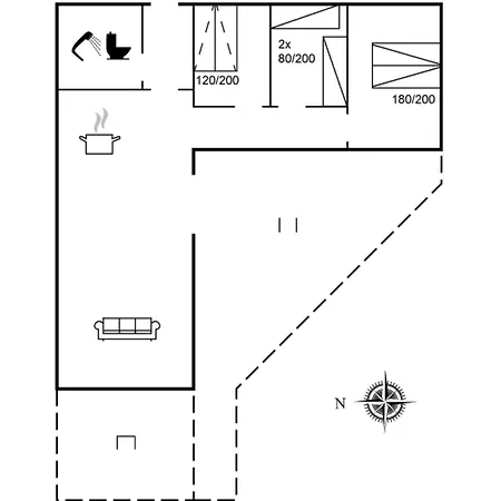 Casa de Férias Gull - 150m From The Sea By Interhome *